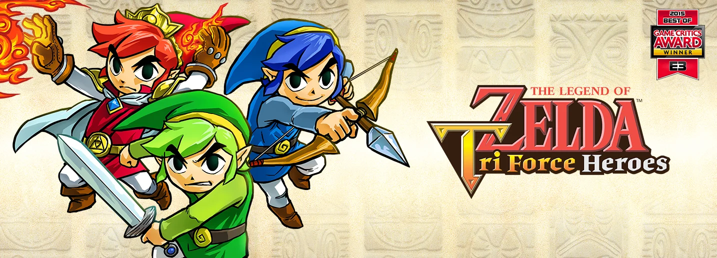The Legend of Zelda: Tri Force Heroes box art