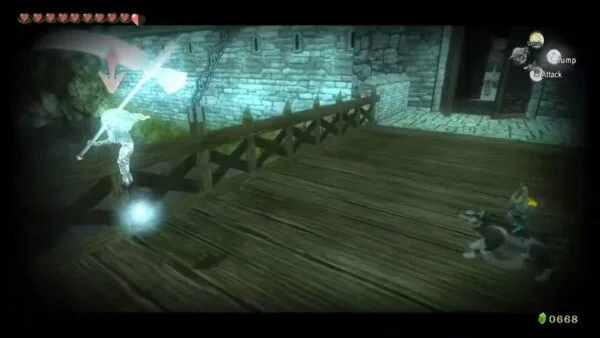 Twilight Princess Alma de Poe - Campo de Hyrule: Entrada a la ciudadela