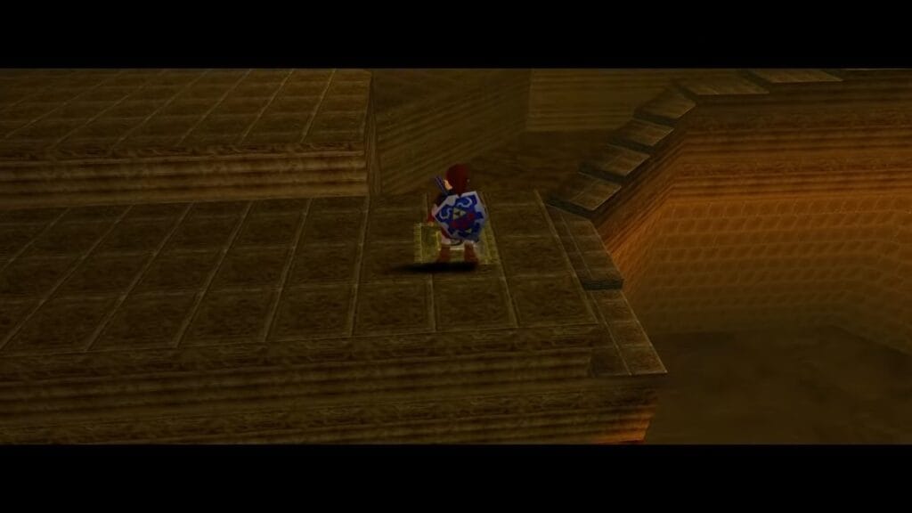 Ocarina of Time Schermata della procedura dettagliata del Tempio del Fuoco