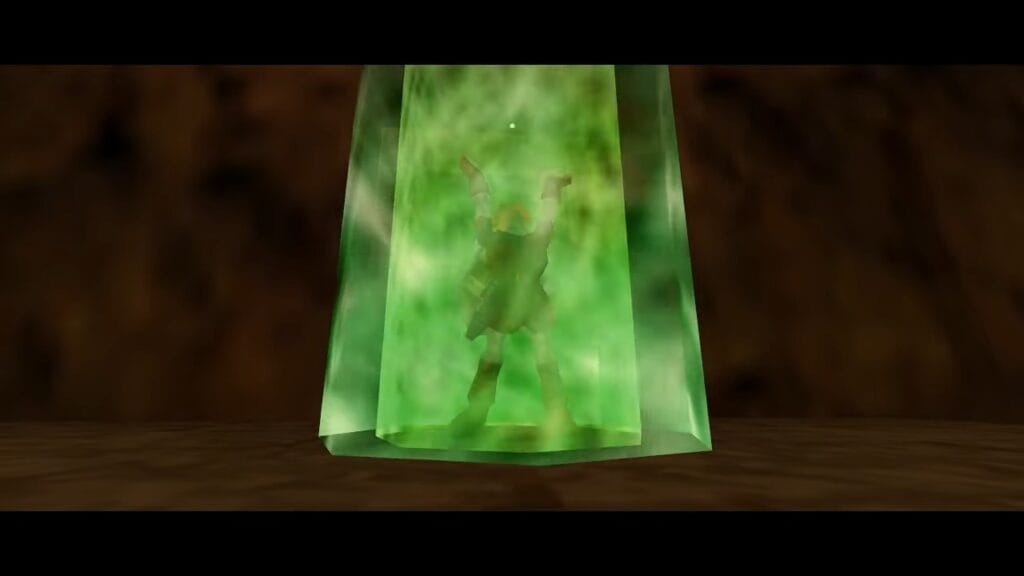 Ocarina of Time Schermata della procedura dettagliata del Tempio del Fuoco