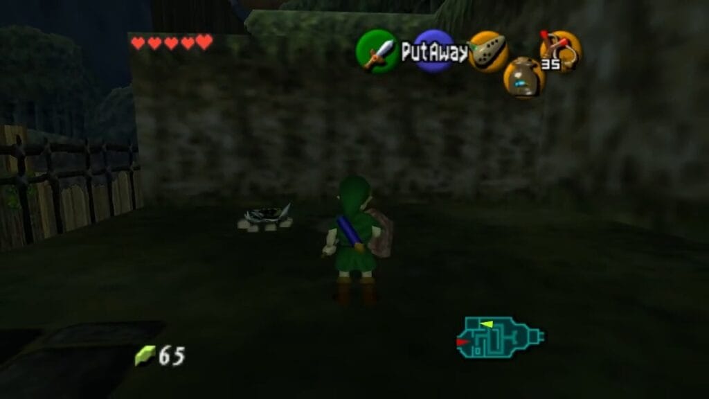 Kakariko Graveyard Gold Skulltula Screen Shot