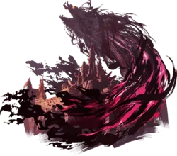 旷野之息的灾厄加农 Boss 形态艺术作品