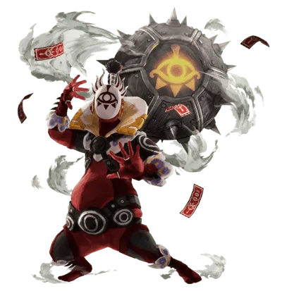 Obra de arte del Maestro Kohga, líder del Clan Yiga, de Breath of the Wild