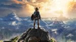 Official Artwork from the Legend of Zelda: Breath of the Wild with Link overlooking Hyrule Official Artwork from the Legend of Zelda: Breath of the Wild with Link overlooking Hyrule