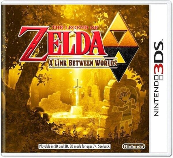 a video game cover with a cartoon character and a sword