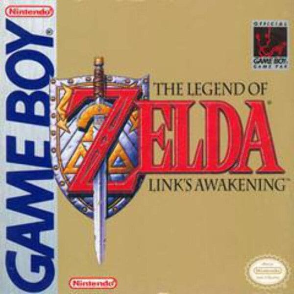 a game box with a logo and a sword