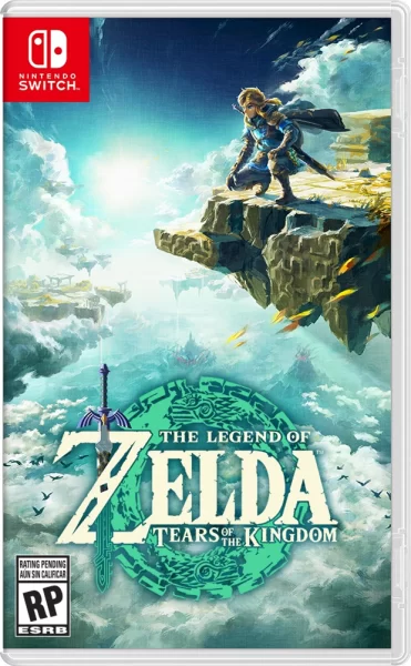 a video game cover with a cartoon character on a rock