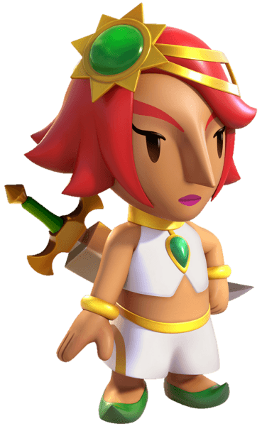 Artwork of Dohna, the Gerudo Captain from Echoes of Wisdom