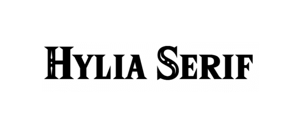 Hylia Serif 字体示例