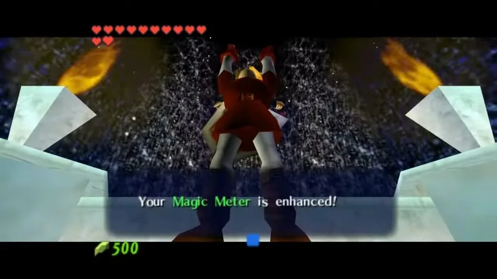 Ocarina of Time Schermata della procedura dettagliata della caverna di ghiaccio