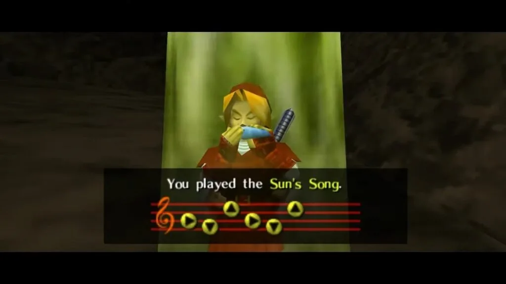 Ocarina of Time Schermata della procedura dettagliata della caverna di ghiaccio