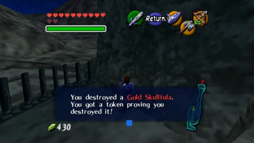 Ocarina of Time Ice Cavern Walkthrough Screen Shot