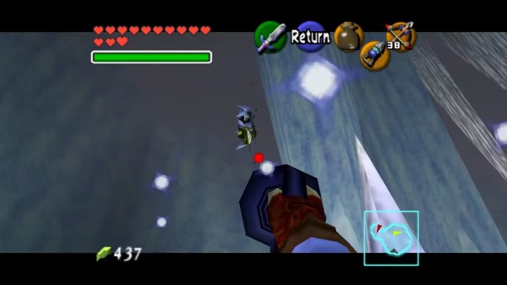 Ice Cavern Gold Skulltula Screen Shot