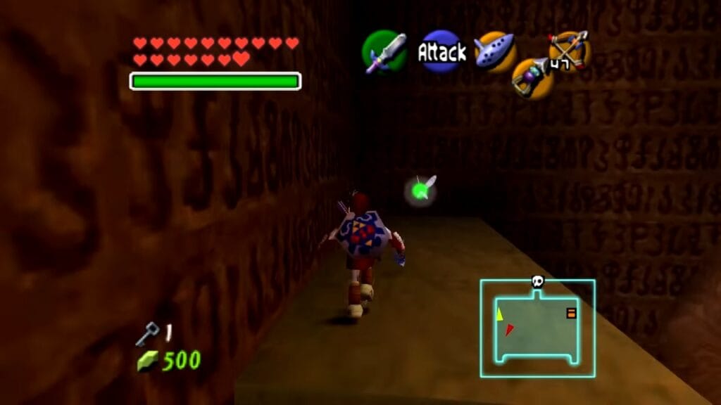 Spirit Temple Gold Skulltula Screen Shot