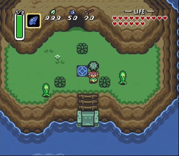 Lake Hylia Island Warp Tile