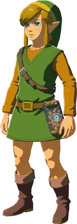 un cartone animato di un uomo che indossa un vestito verde e una cintura verde