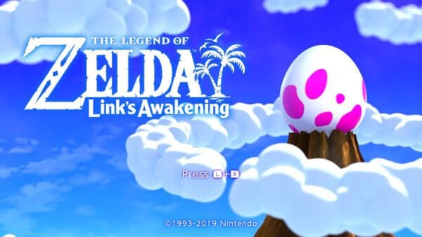 The Legend of Zelda: Link's Awakening Remake Title Screen