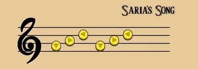 Cómo tocar la canción de Saria