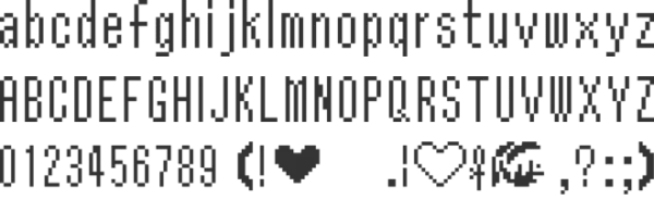 加侬回归字体示例