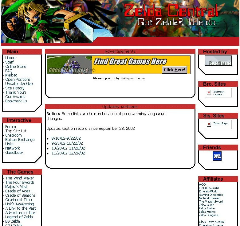 Zelda Central Versione: 2.0