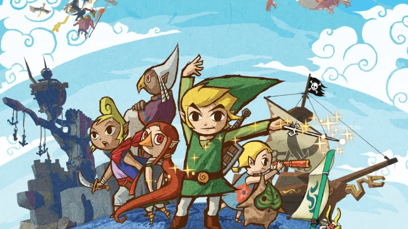 塞尔达传说:风之杖官方艺术图