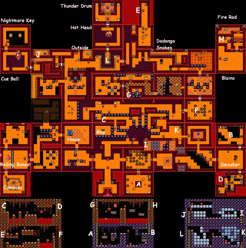 Link's Awakening Maps - Zelda Central