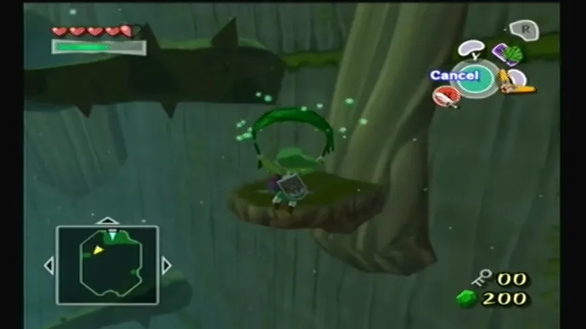 The Wind Waker Schermata della procedura dettagliata della Tabella del Tesoro n. 1