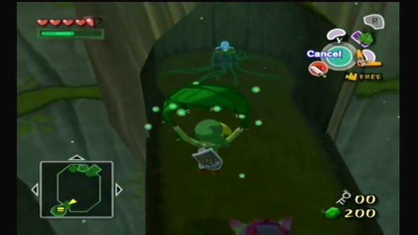 The Wind Waker Schermata della procedura dettagliata della Tabella del Tesoro n. 1