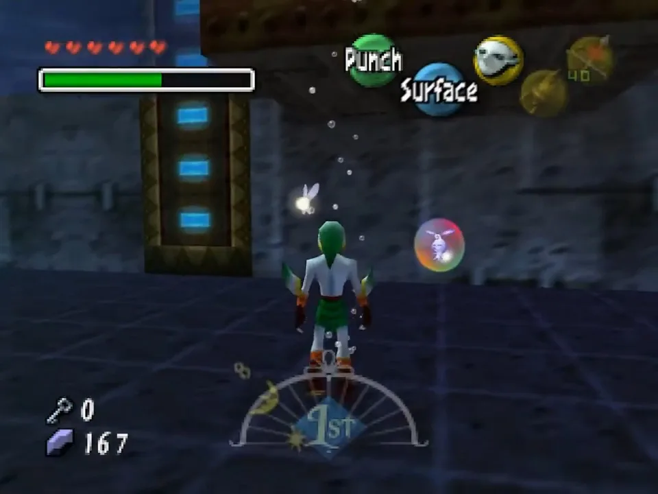 Majora's Mask Schermata della posizione della fata randagia del tempio di Great Bay