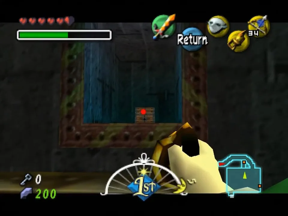 Majora's Mask Schermata della posizione della fata randagia del tempio di Great Bay