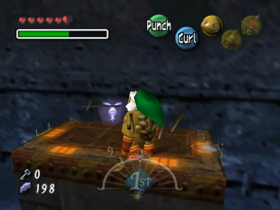 Majora's Mask Schermata della posizione della fata randagia del tempio di Great Bay