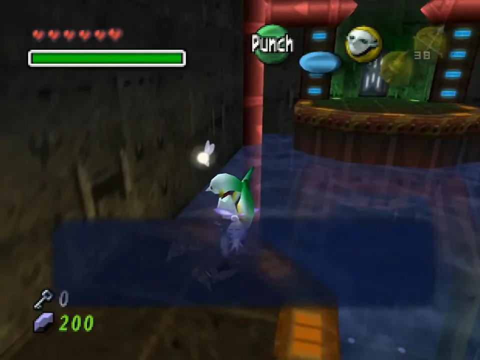 Majora's Mask Schermata della posizione della fata randagia del tempio di Great Bay