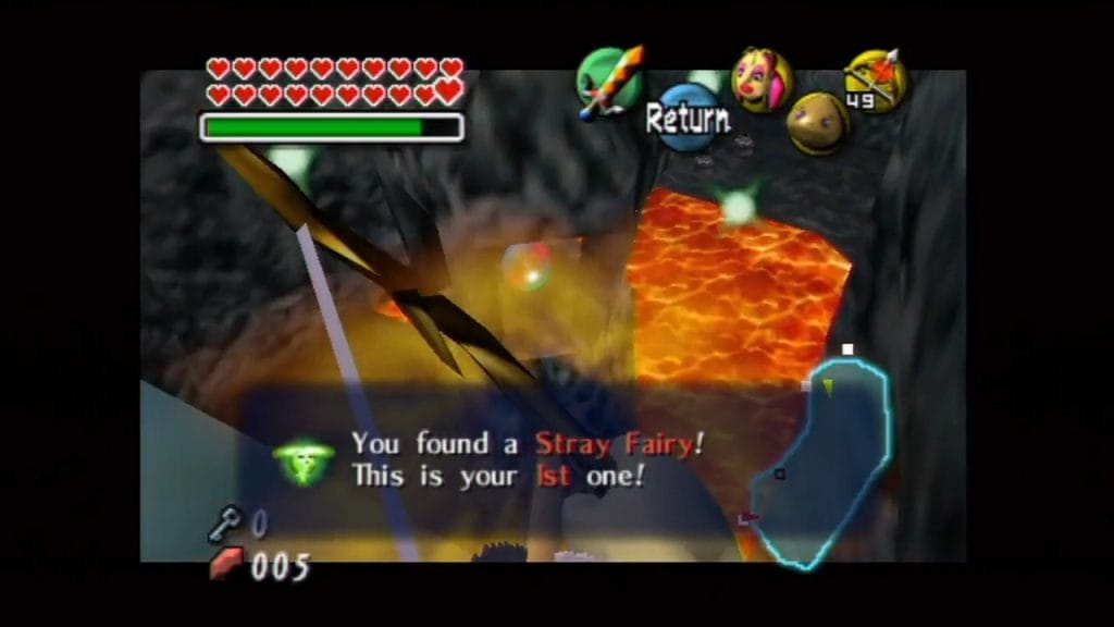 Majora's Mask Snowhead Temple Stray Fairy Location Screen Shot