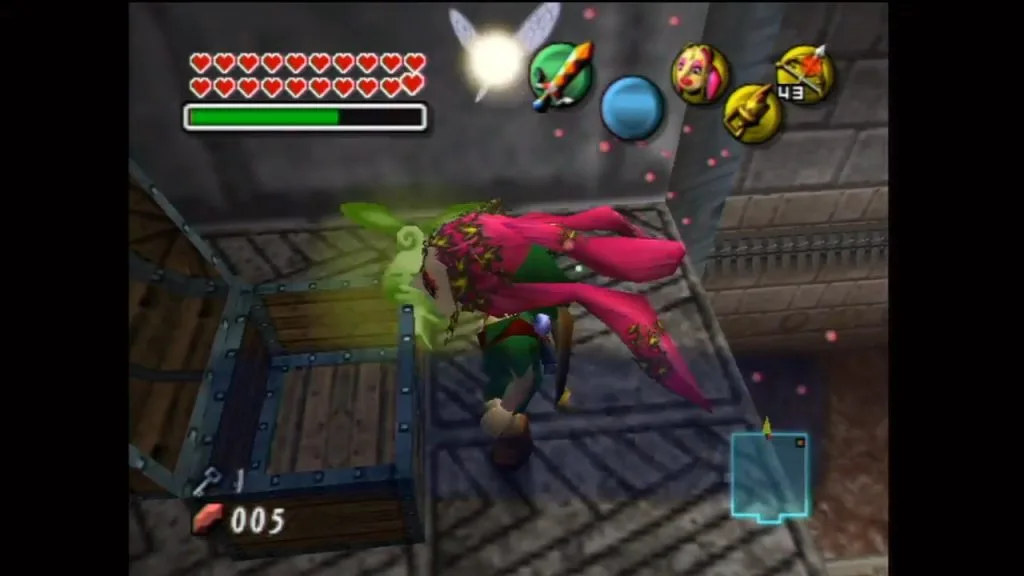 Majora's Mask Schermata della posizione della fata randagia del Tempio di Snowhead