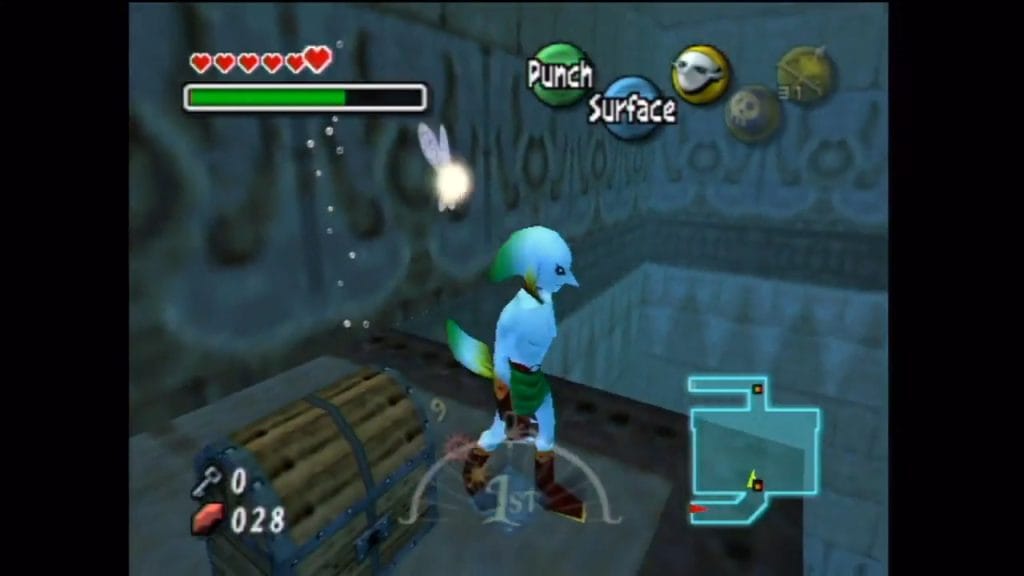 Majora's Mask Stone Tower Temple Stray Fairy Location Screen Shot