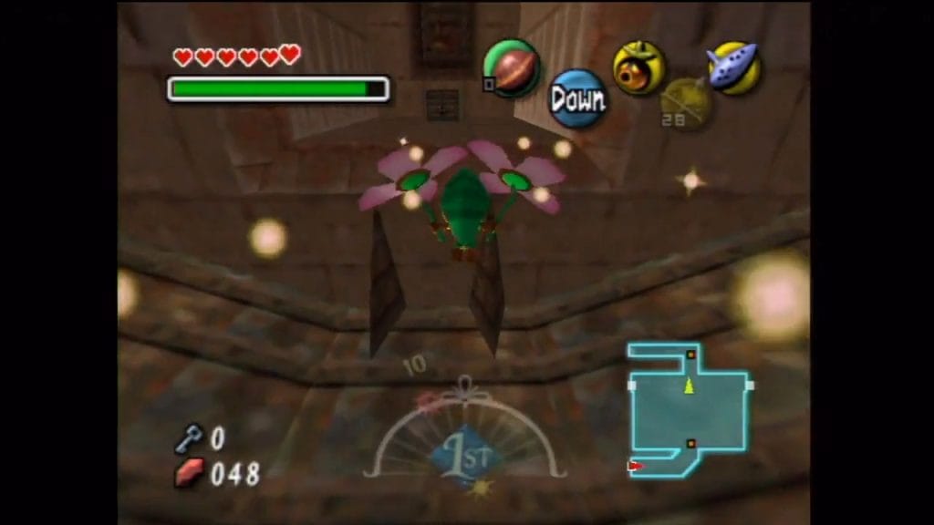 Majora's Mask Stone Tower Temple Stray Fairy Location Screen Shot