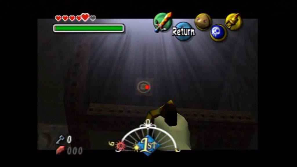 Majora's Mask Stone Tower Temple Stray Fairy Location Screen Shot