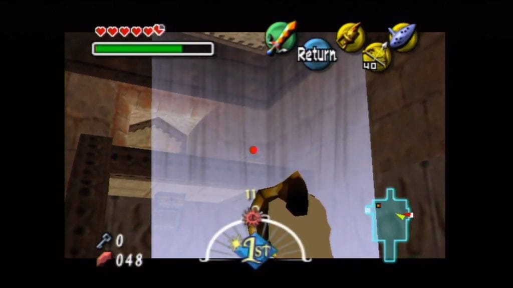 Majora's Mask Stone Tower Temple Stray Fairy Location Screen Shot