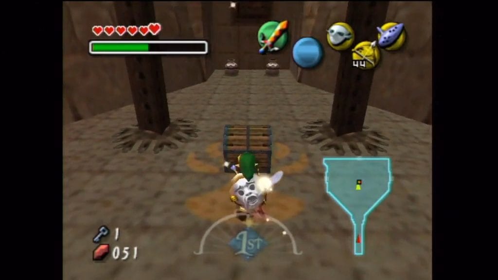 Majora's Mask Stone Tower Temple Stray Fairy Location Screen Shot