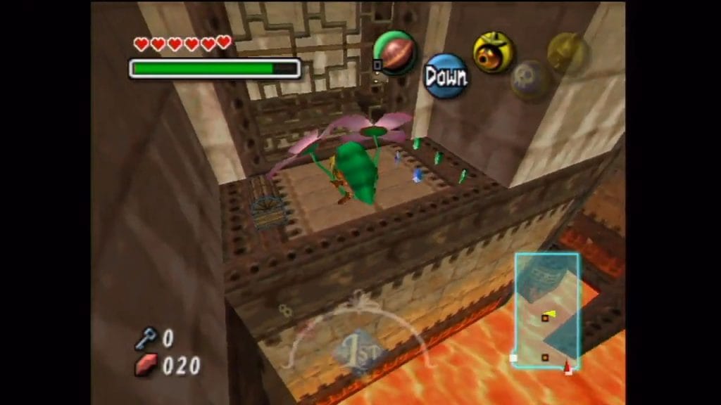Majora's Mask Stone Tower Temple Stray Fairy Location Screen Shot