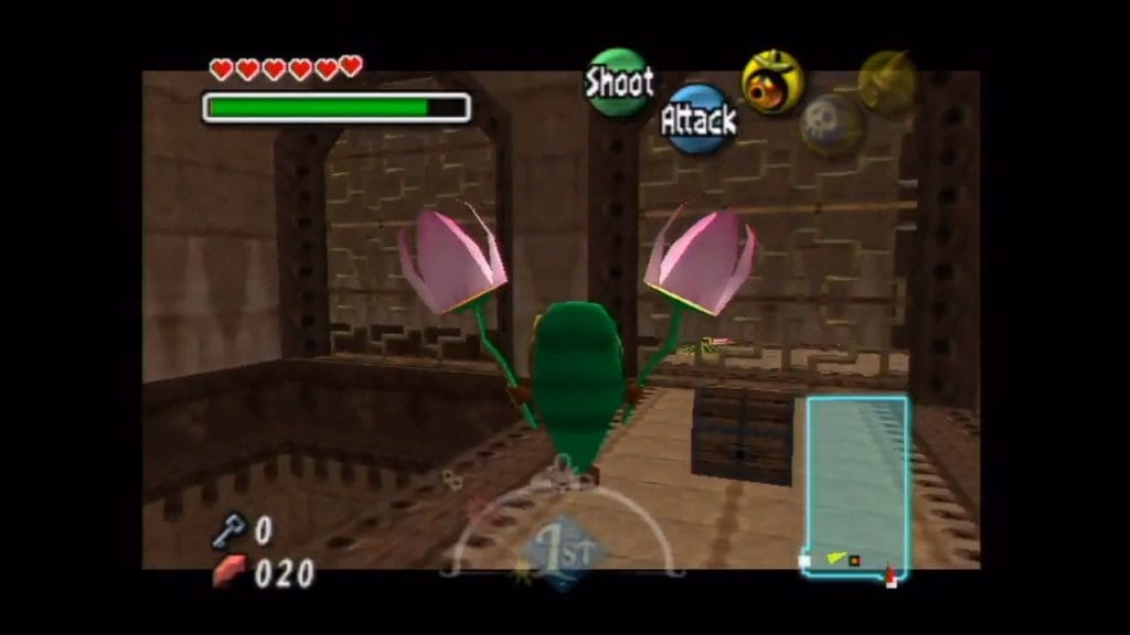 Majora's Mask Stone Tower Temple Stray Fairy Location Screen Shot