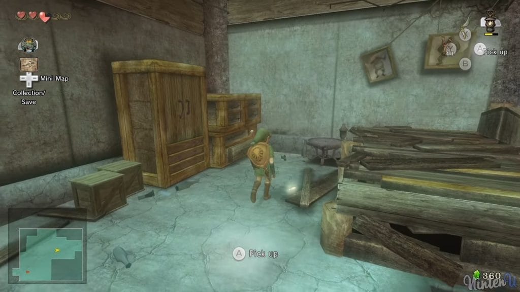 Female Ant Twilight Princess Golden Bug Location Screen Shot