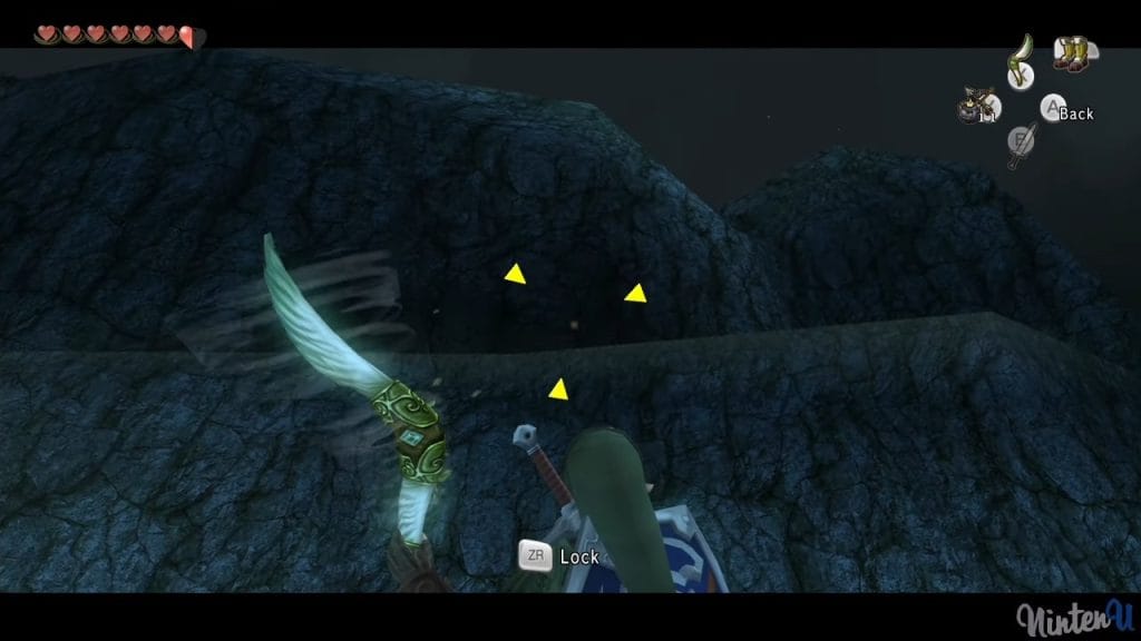 Female Phasmid Twilight Princess Golden Bug Location Screen Shot