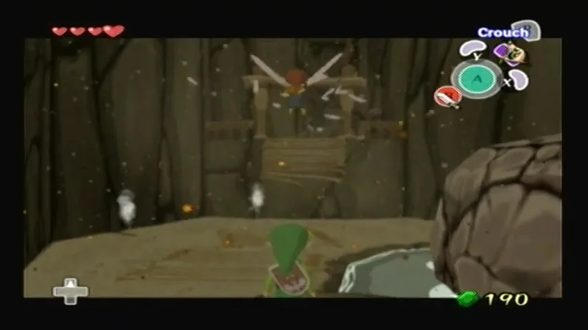 The Wind Waker Captura de pantalla de adquisición de botella vacía