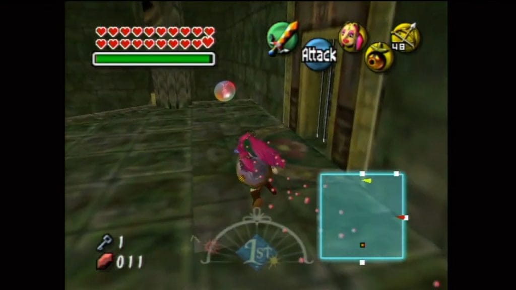 Majora's Mask Woodfall Stray Fairy Location Screen Shot