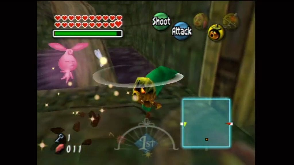 Majora's Mask Woodfall Stray Fairy Location Screen Shot