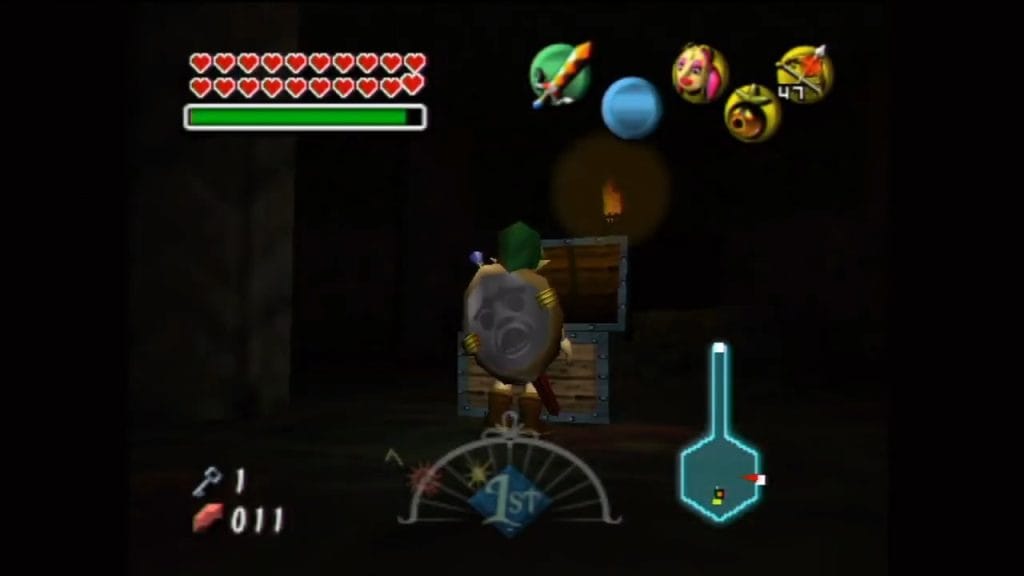Majora's Mask Woodfall Stray Fairy Location Screen Shot