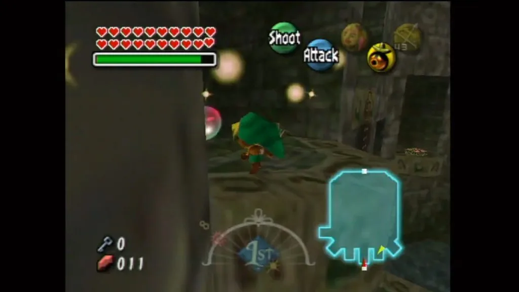 Majora's Mask Schermata della posizione della fata randagia di Woodfall