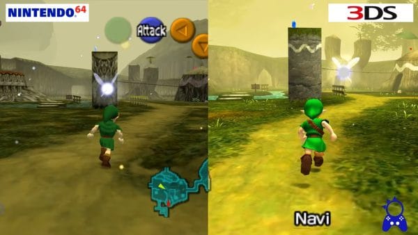 Majora's Mask Nintendo 64 vs 3DS