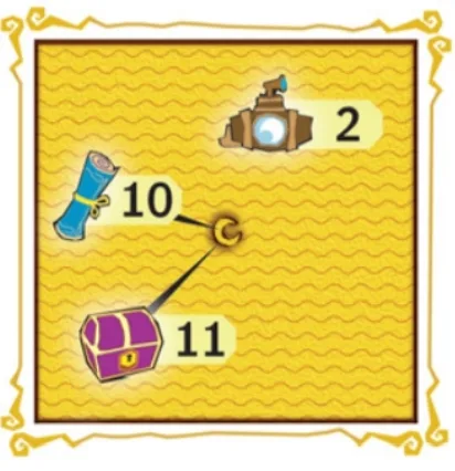 Cuadrante E1 Isla de la Luna Creciente The Wind Waker Mapa